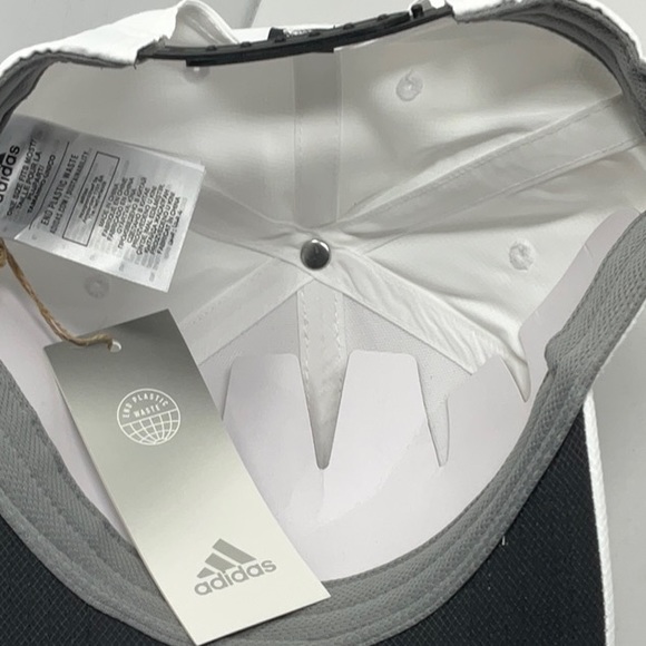 NWT Adidas Tour white/black snap back hat - Picture 5 of 7